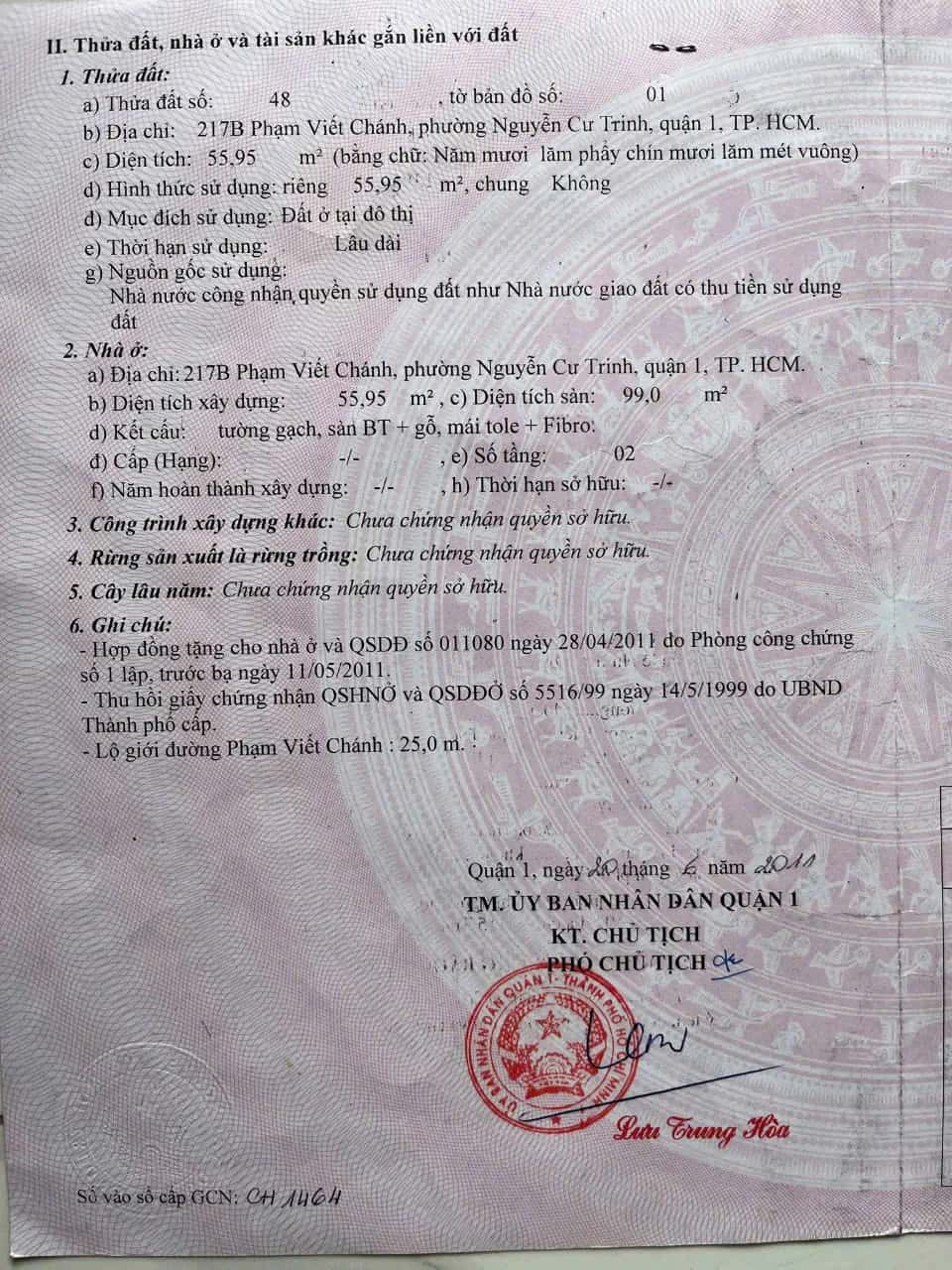 Bán nhà hẻm số 40 Quận Tân Phú, TP.HCM – 3 phòng ngủ, giá 15 tỷ