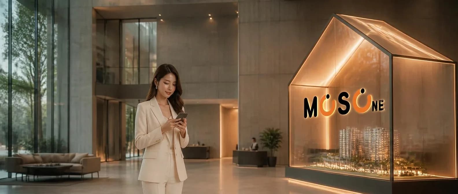 MOSO Partner Môi giới bất động sản chuyên nghiệp tại không gian MOSOne
